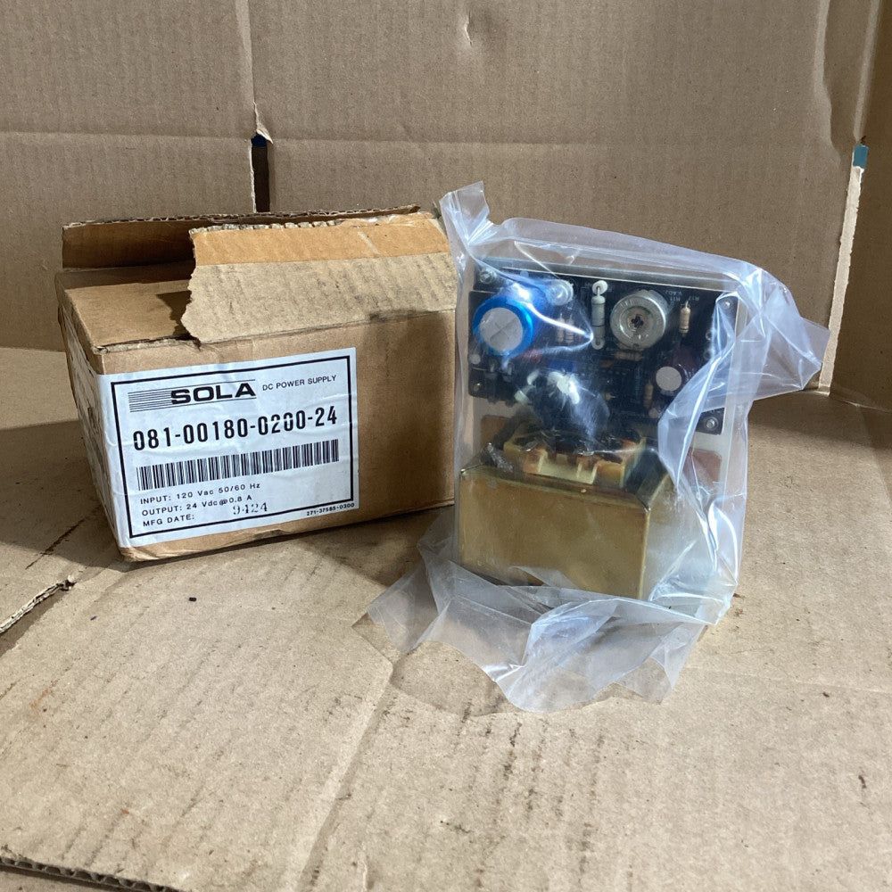 Sola 081-00180-0200-24 Dc Power Supply NOS