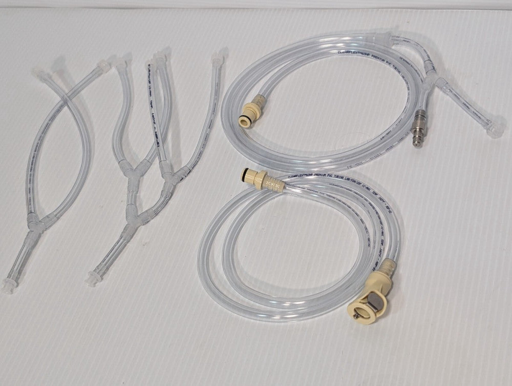 Colder Subminature Twist-To-Connect Medical Couplings w/ ClearFlex 60NP Tubing
