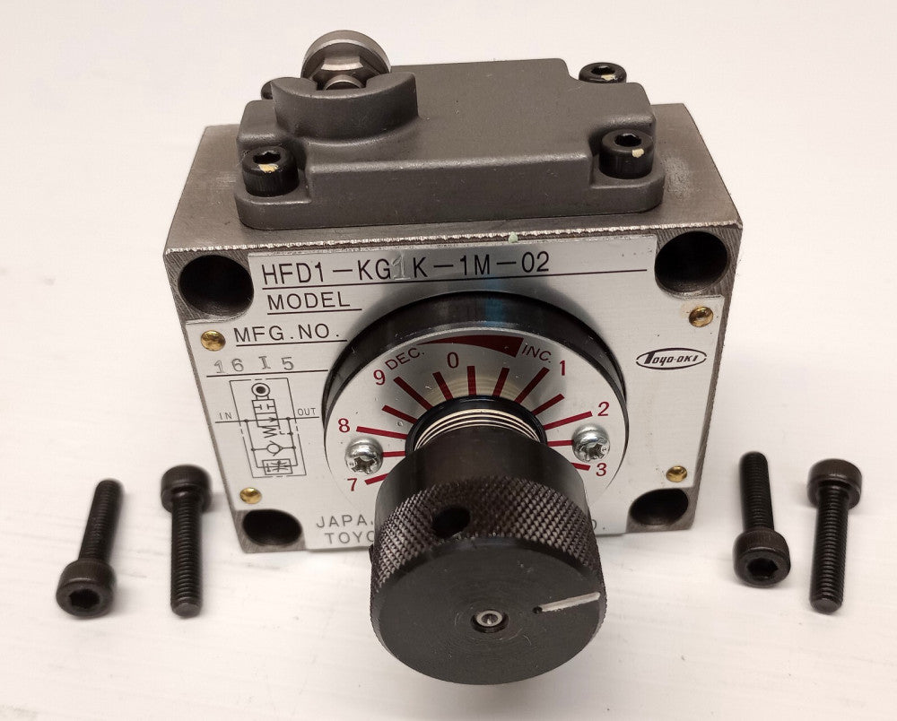 Toyooki HFD1-KG1K-1M-02 Flow Control Valve HFDIKG1K1M02 Toyooki Kogyo