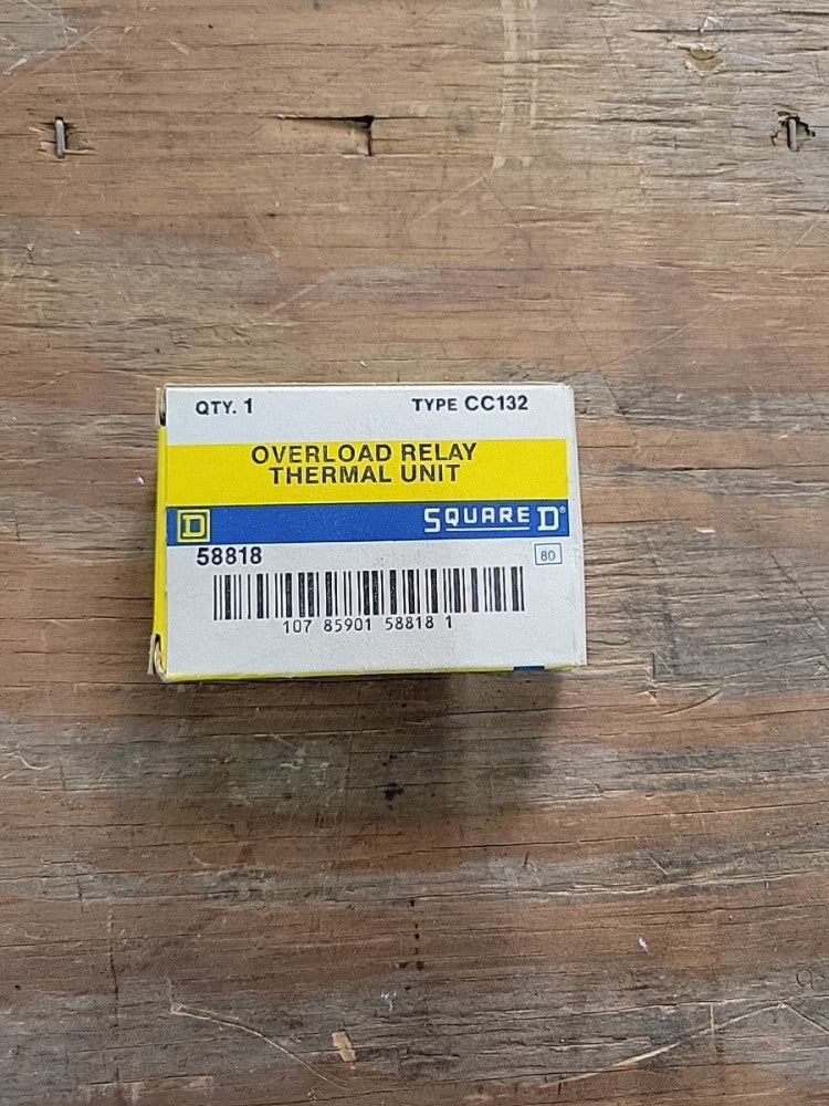 1- New Old Stock! Square D CC132 Overload Thermal Heater Element 