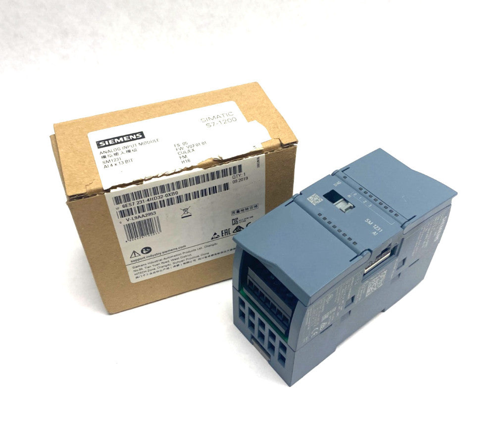 Siemens 6ES7 231-4HD32-0XB0 SIMATIC S7-1200 Analog Input Module, SM1231 4x13 Bit