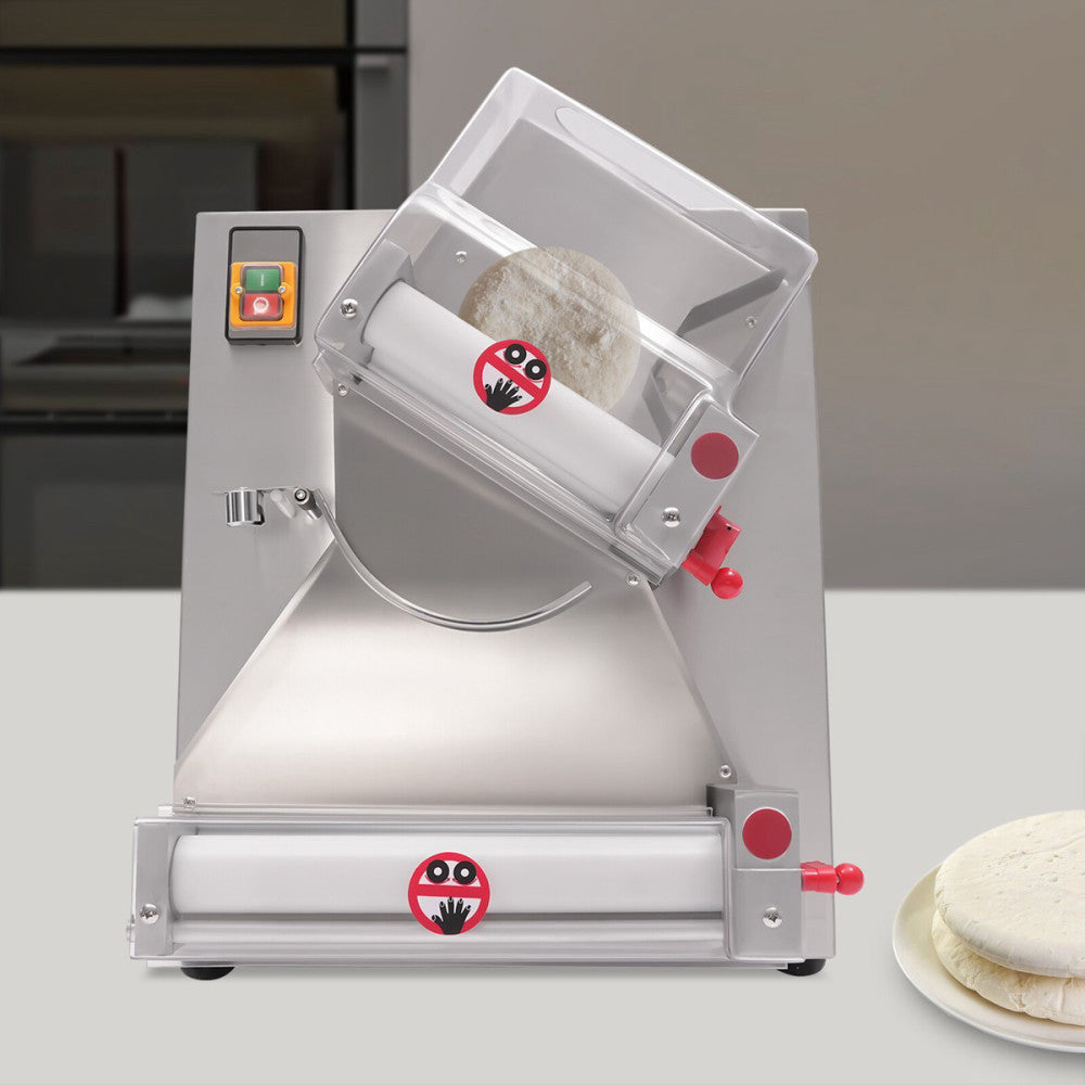 Commercial Pizza Dough Roller Sheeter 4"-12" Electric Dough Press Machine Pasta