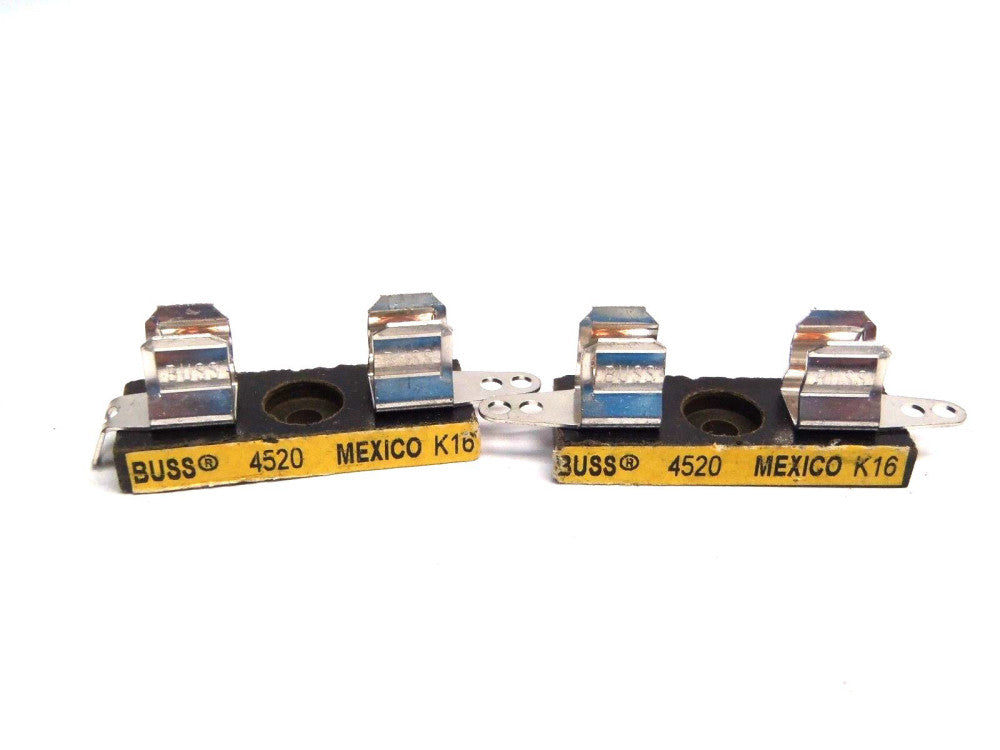Eaton/Bussmann Series 4520 Spare Fuse Block for 1/4" x 1" Fuse 30A LOT OF 2