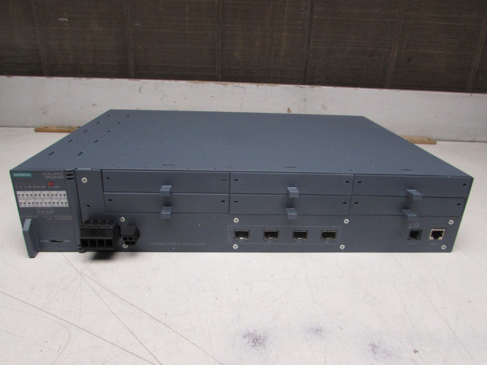 SIEMENS SCALANCE XR528-6M ETHERNET SWITCH 6GK5528-0AA00-2AR2 USED TAKEOUT M/O!!