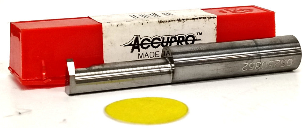 ACCUPRO GROOVING TOOL .0630" X 1" CARBIDE MATERIAL 3/8" SHANK ACC-G062-16