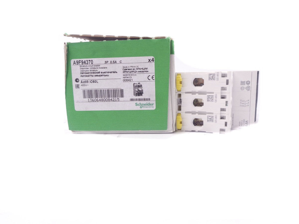 SCHNEIDER ELECTRIC A9F94370 5A 400V (PKG OF 4) NSMP