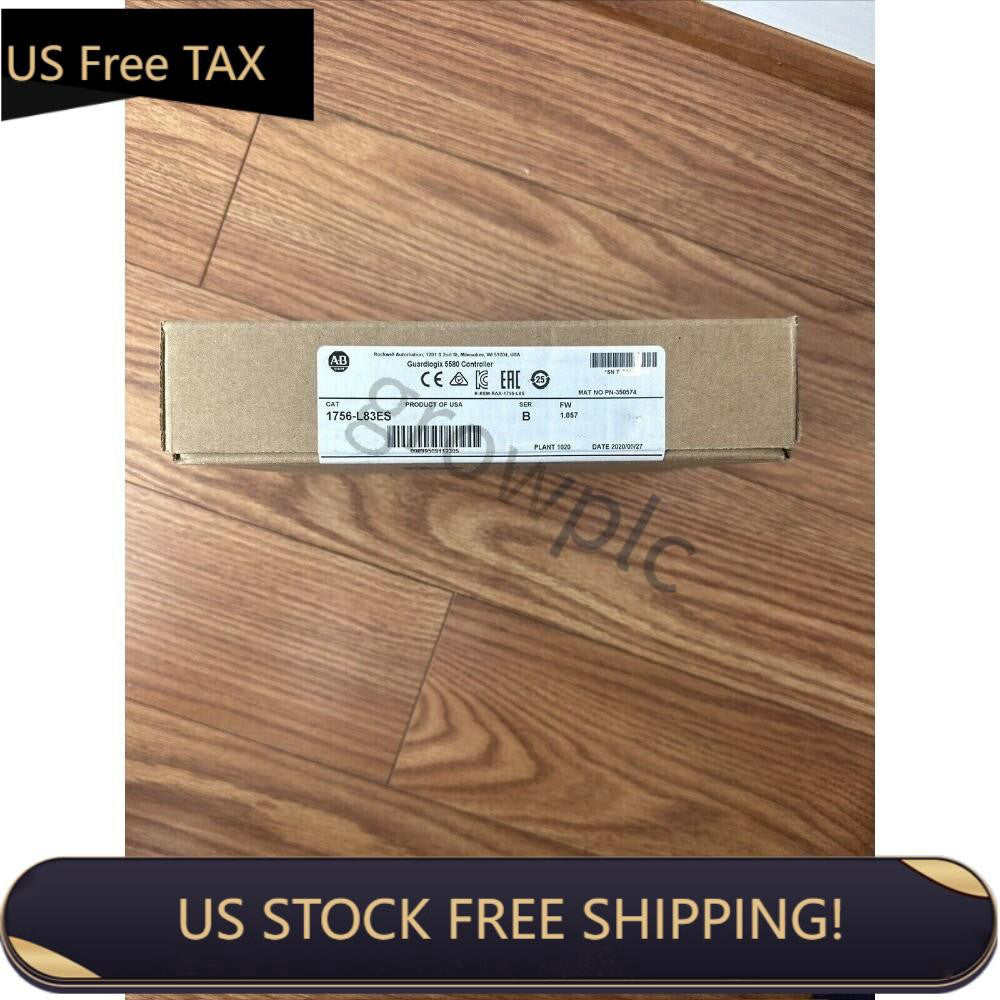 2023 New Allen Bradley 1756-L83ES Guardlogix 5580 Controller Ser B FW 1.057