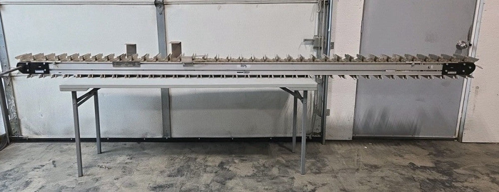 Dorner 3200 Heavy Duty Belt Conveyor 11ft Length x 3-3/4" Width Belt No Legs