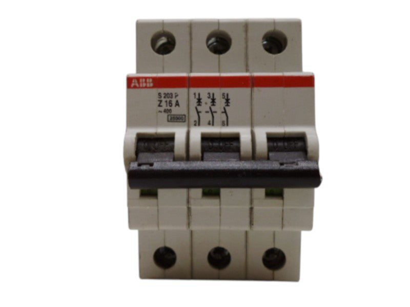 ABB S203P-Z16 CIRCUIT BREAKER 16A UNMP