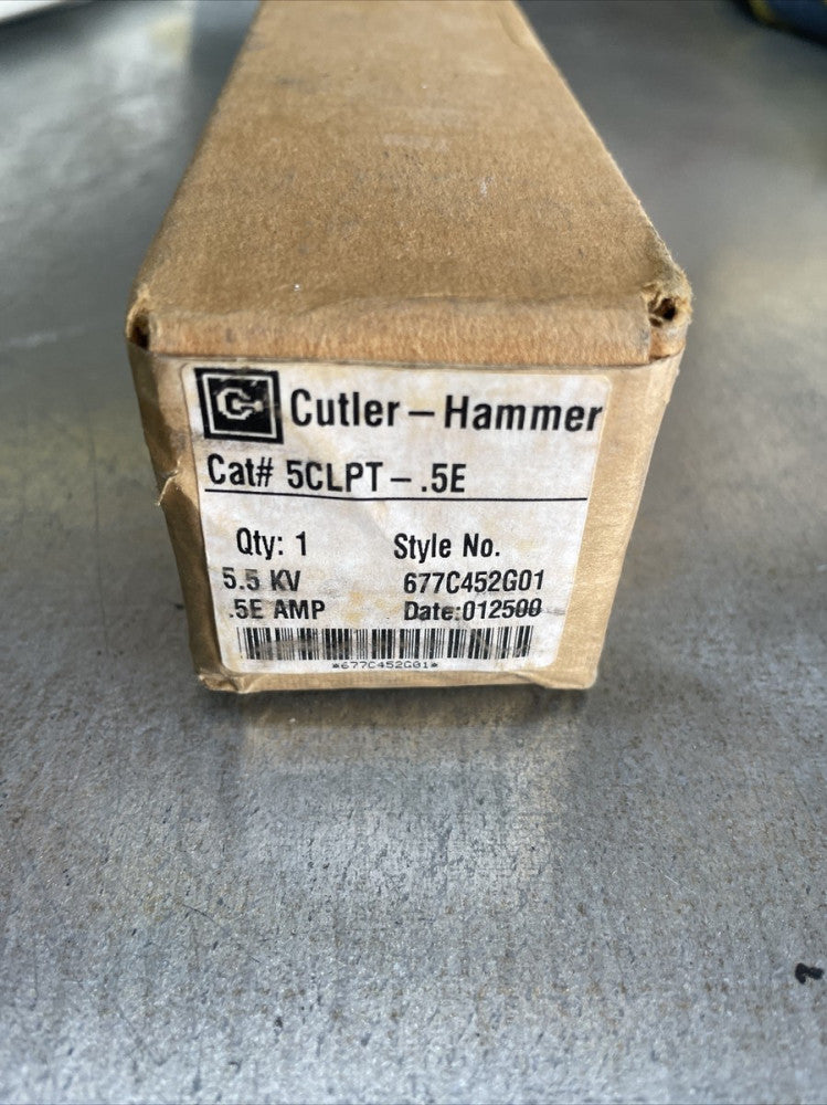 New Open Box! CUTLER HAMMER 5CLPT-5E FUSE STYLE 677C452G01