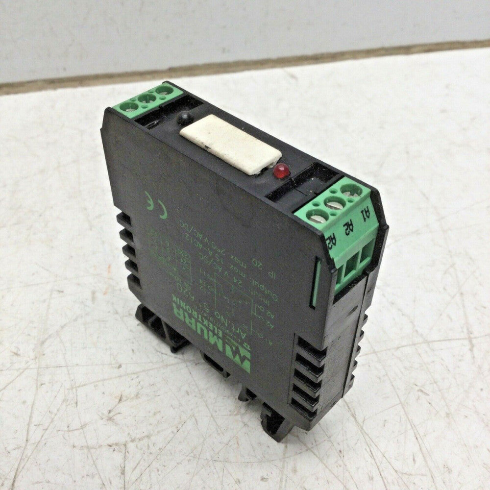 MURR 51620 Relay, Input: 24V - 50/60 Hz, Output 15A, 250V -50/60 Hz