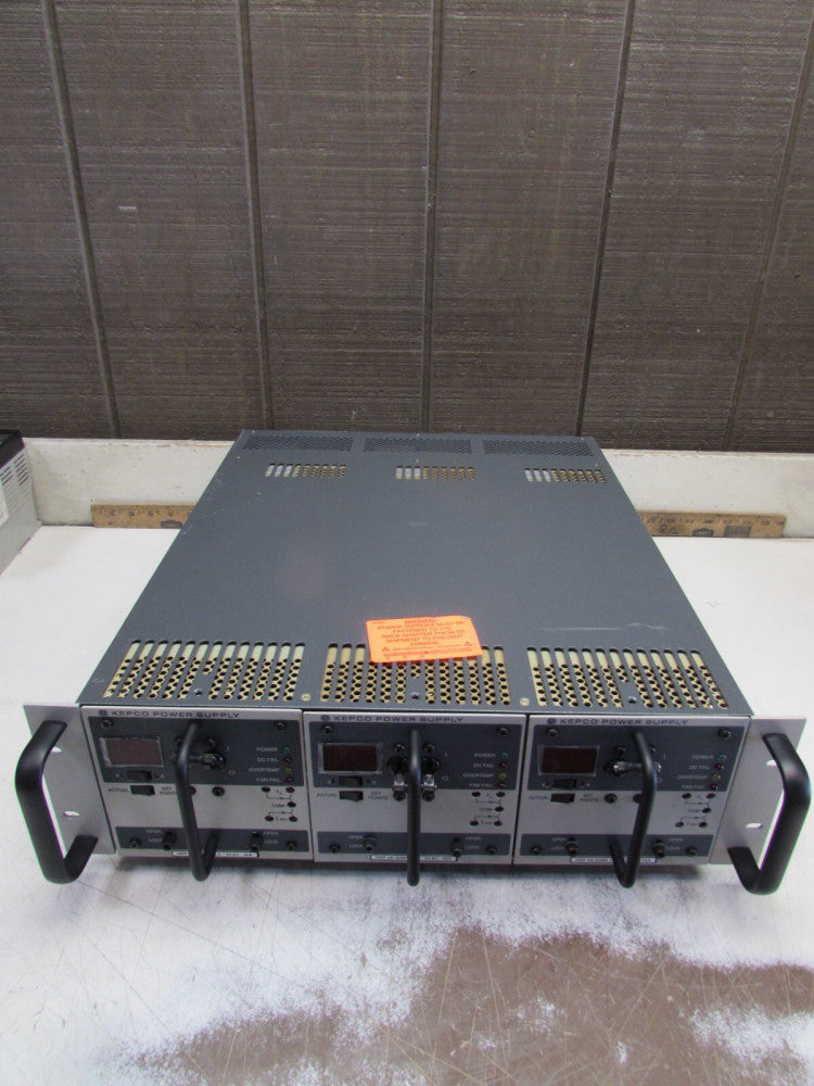 KEPCO RA60 RACK CHASSIS w/ (3) HSP 28-36 MR  POWER SUPPLY, TAKEOUT! MAKE OFFER!
