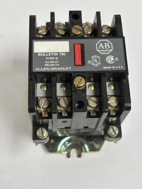 ALLEN-BRADLEY 700 TYPE N AC RELAY 700-N400A1