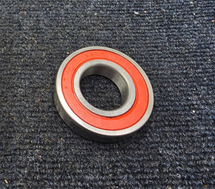 (QTY 4) 6206RS: Rubber Seal Red Ball Bearing