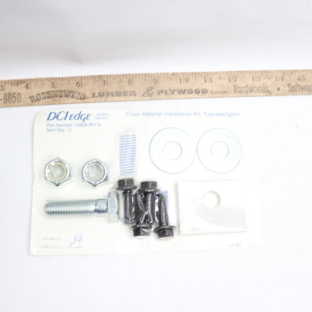 DCI Edge Chair Adapter Installation Kit Cascade/Spirit Hardware Only 52828