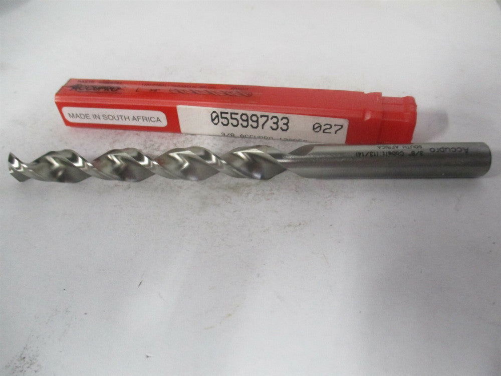 (1640953-AC) 3/8" x 3-7/16" x 5-1/4" OAL 130° Cobalt RH Jobber Drill 