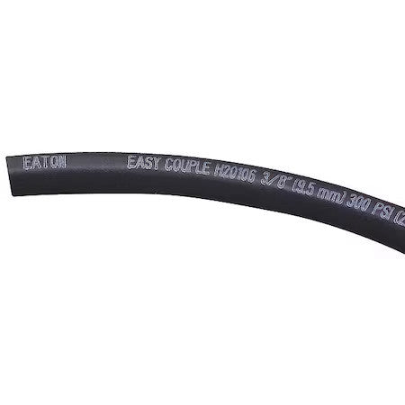 Boston H20112bk-250R Easy Couple Hose,3/4" I.D.,250 Ft L,Blck