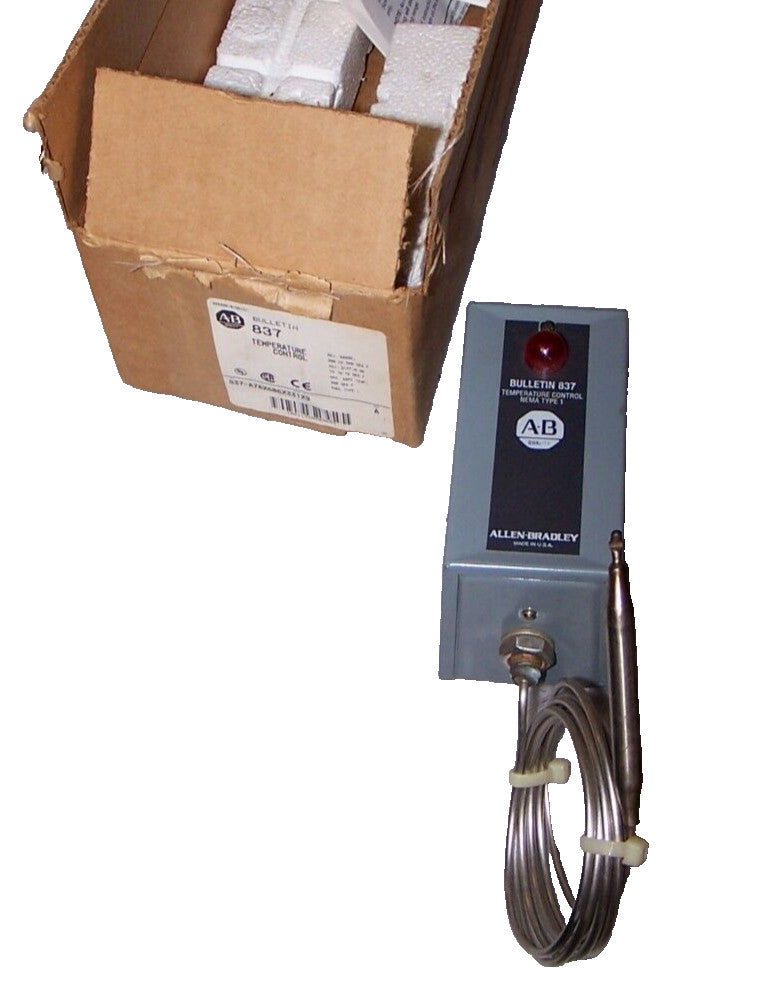 NEW ALLEN BRADLEY TEMPERATURE CONTROL 120/600 VAC 1.5 HP  837-A7AX606X331X9