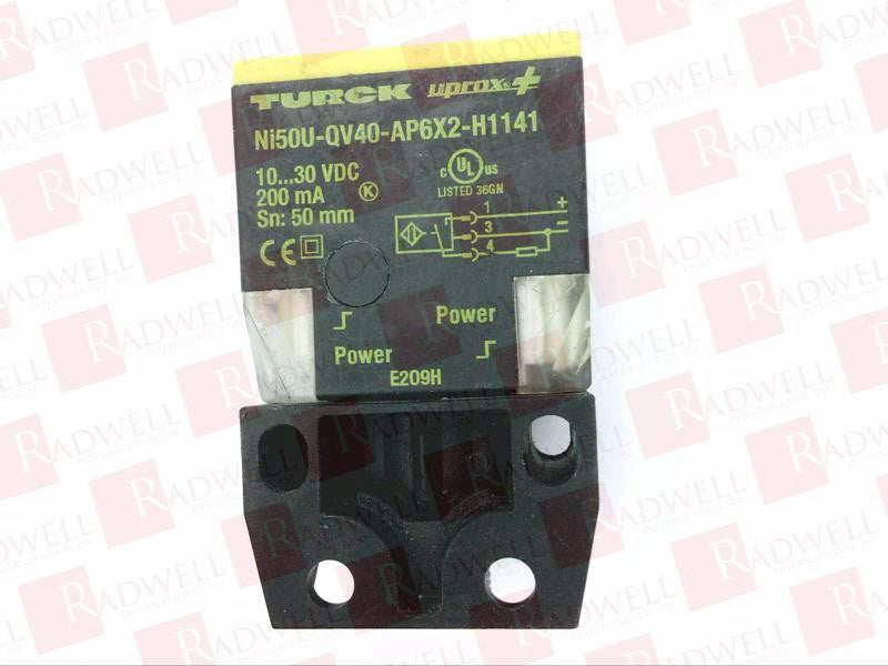 TURCK NI50U-QV40-AP6X2-H1141 / NI50UQV40AP6X2H1141 (BRAND NEW)