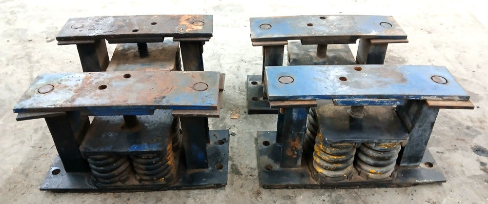 MASON INDUSTRIES 13" VIBRATION ISOLATOR SLR4-8400 W/4 SPRINGS   LOT OF 4