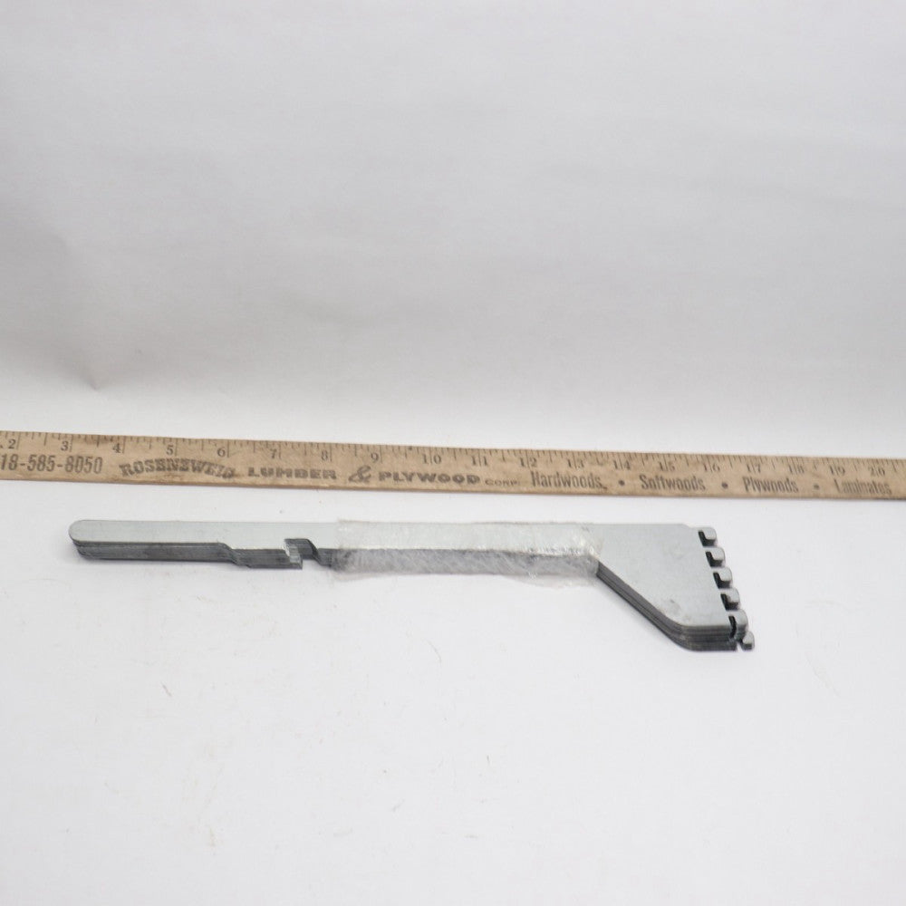 (10-Pk) Steel Bracket Anochrome 5 Prong Steel 12" 
