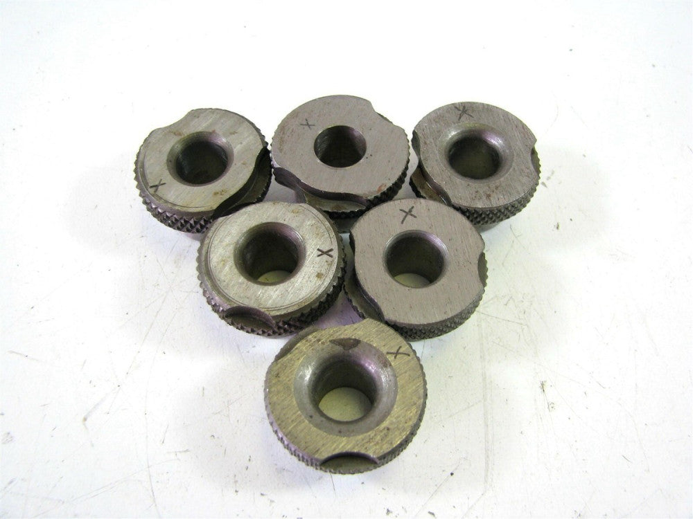 (SF48-6) X x 3/4 x 3/8" Slip Fixed Renewable Drill Bushings - Lot of 6 