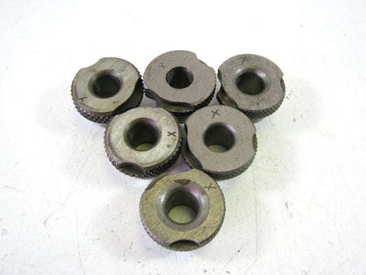 (SF48-6) X x 3/4 x 3/8" Slip Fixed Renewable Drill Bushings - Lot of 6 