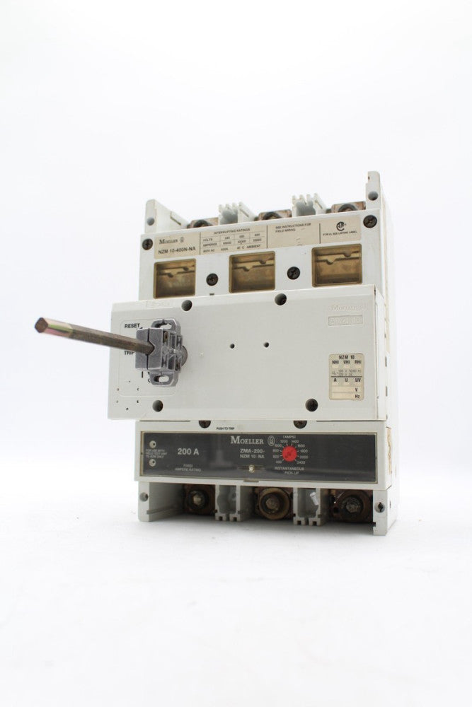 Moeller NZM 10-400N-NA 400Amp 3-Pole Circuit Breaker
