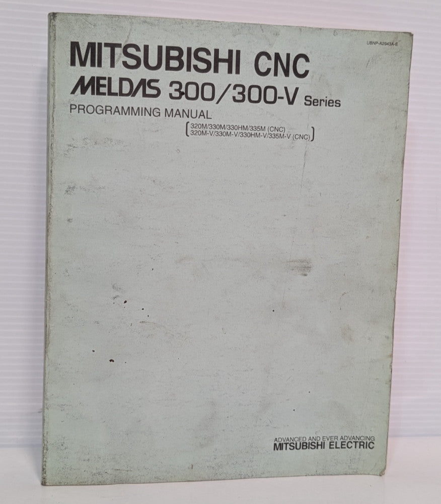 Mitsubishi UBNP-A2943A-E MELDAS 300/300-V Series CNC system programming manual