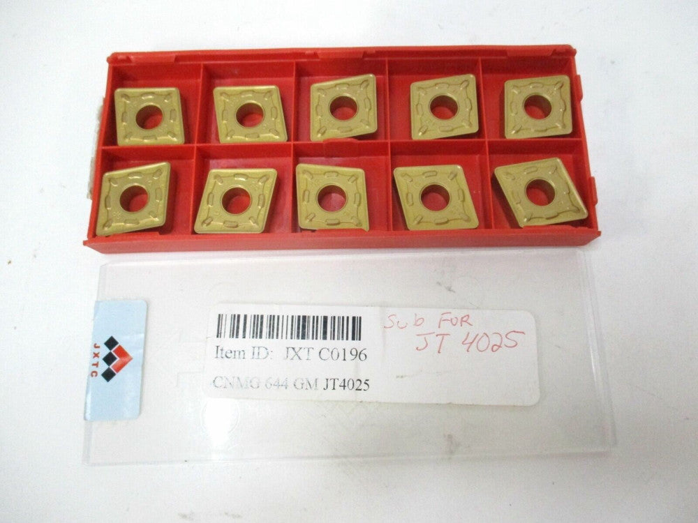 JXTC CNMG 190616-GR JT4035 Cemented Carbide Turning Insert - Pack of 10