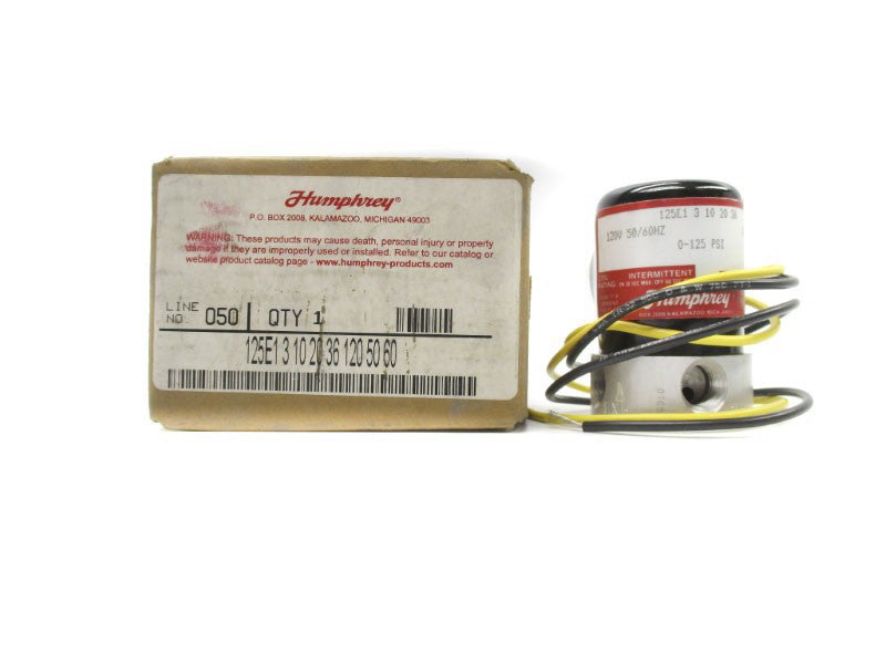 HUMPHREY 125E131020361205060 120V 0-125PSI NSMP