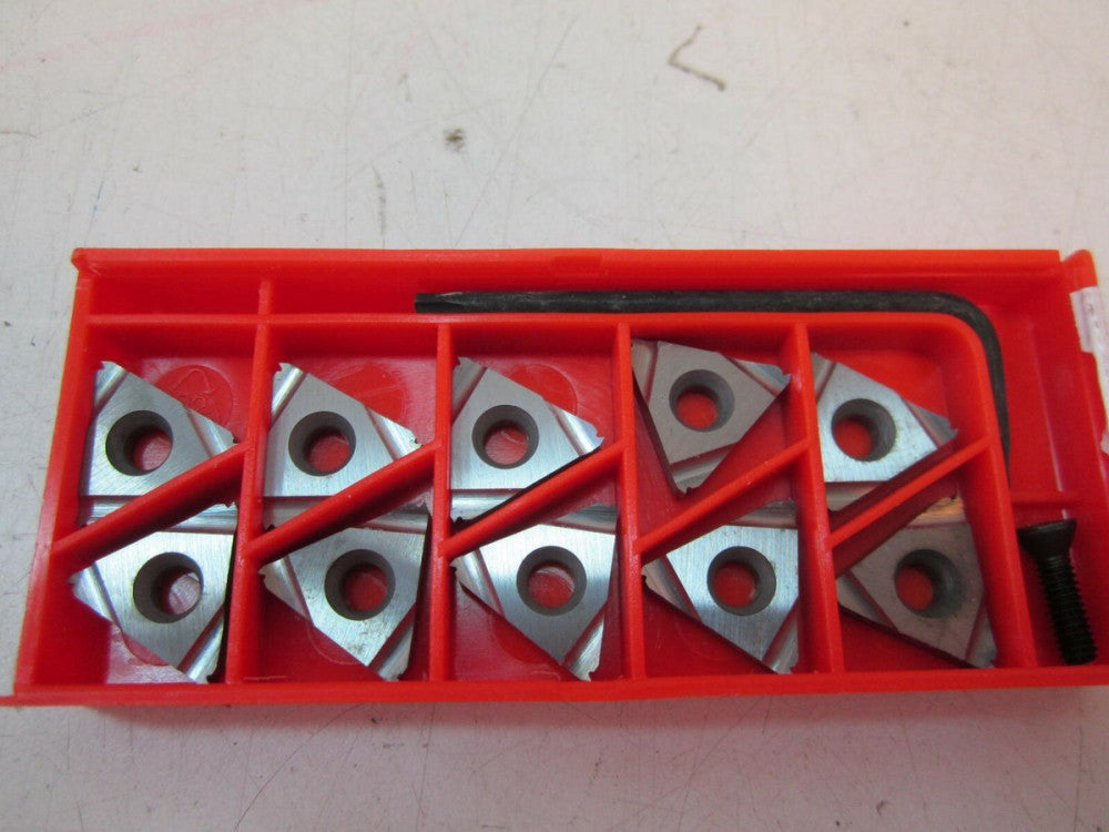 Carmex 16IR 56 UN K20 Internal RH Carbide Laydown Threading Inserts Pack Of 10