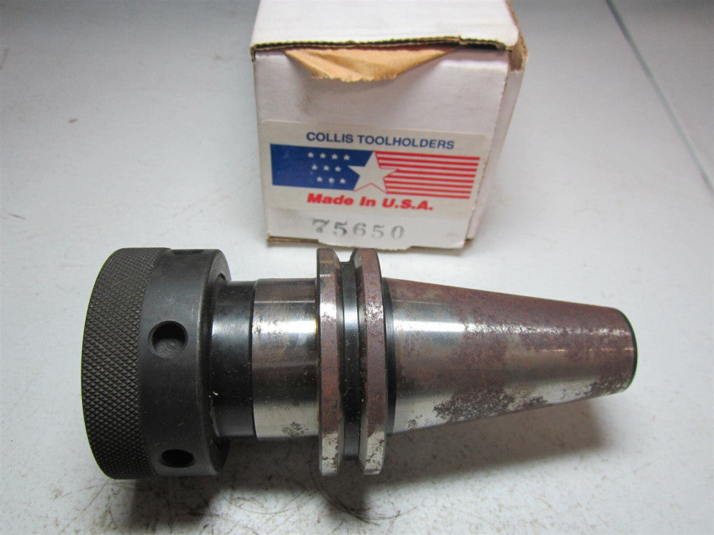 Collis Tool 75650 3/32 x 1 CAT40 Taper Shank Single Angle TG/PG 100 Collet Chuck