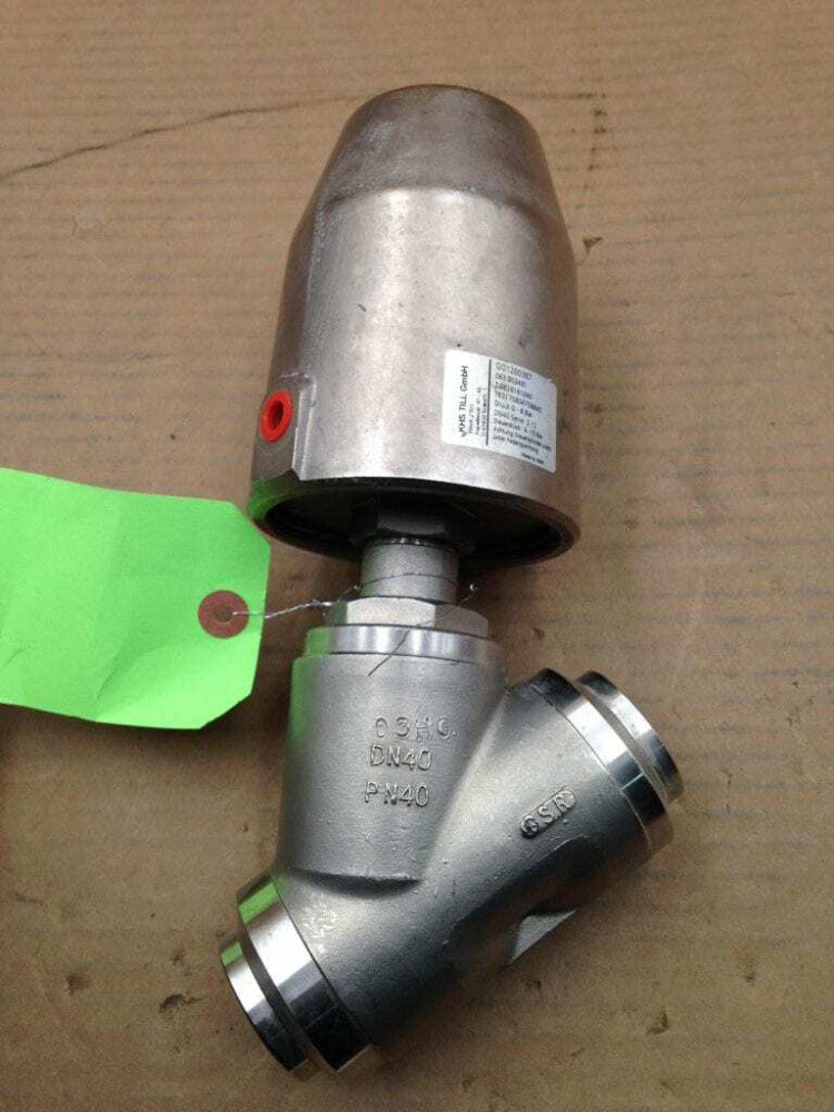GSR GO1200367 1-1/2" Stainless Steel Angle Piston Valve DN40 116/145PSI