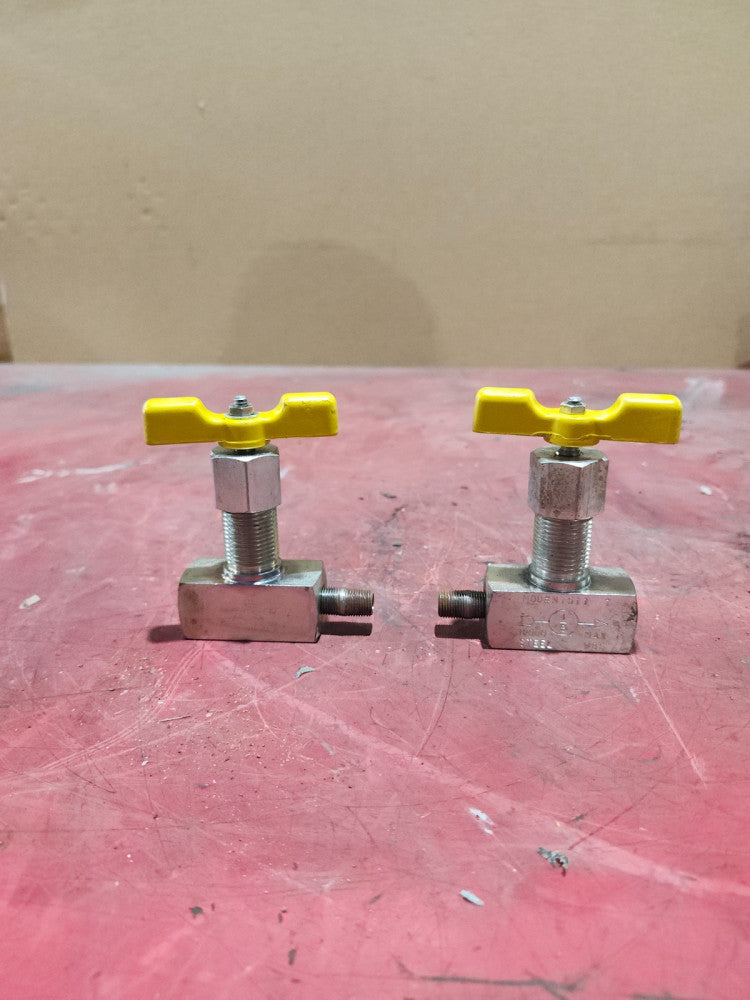 USED LOT OF 2 MARSH Hydraulic High Pressure Valve 1/8''  10000 PSI N1511