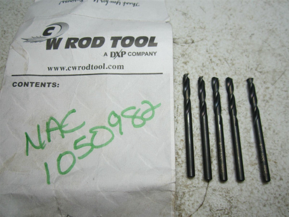 Nachi (1050982) #22 Size 135° HSS Screw Machine Length Stub Drill - Qty 5