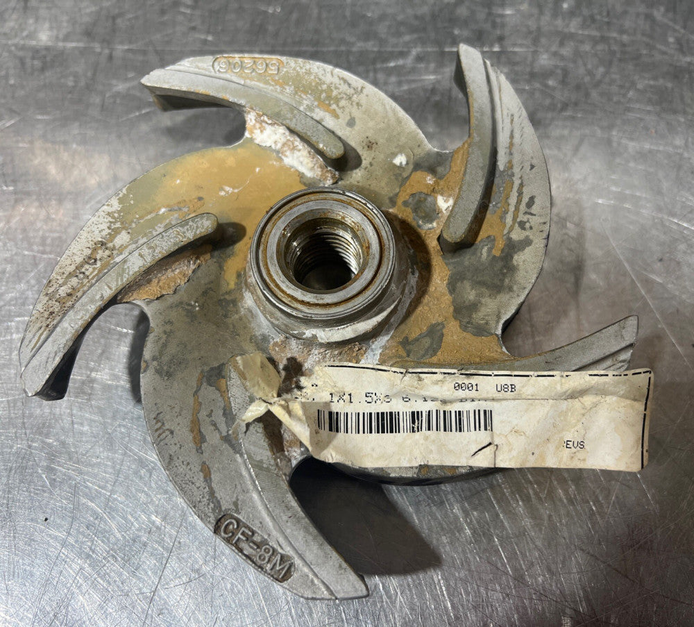 Goulds Pump IMPELLER 56206 Nos Surplus 1x1. 5x6 6.126” Diameter
