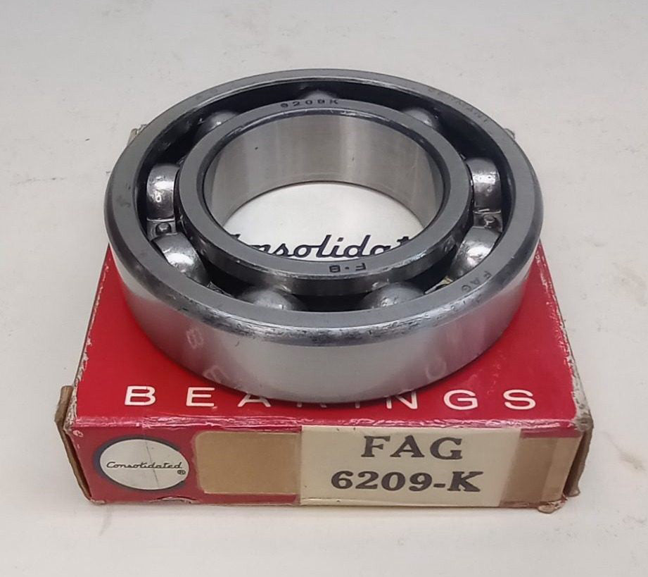 FAG 6209-K Ball Bearing Deep Groove 45X85X19mm 6209K