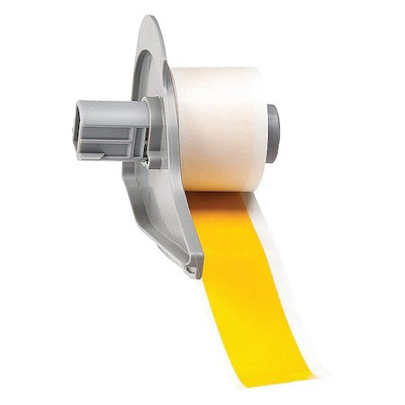 Brady M7c-1000-595-Yl Label,1 In W,Outdoor,Yellow