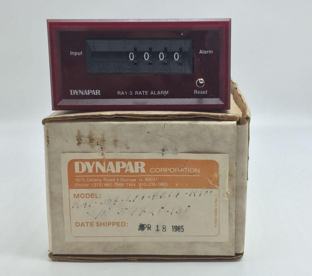 Dynapar RA1-304-LPA-BB1A-R100 RA1-3 Rate Indicator, 115VAC/6VA 