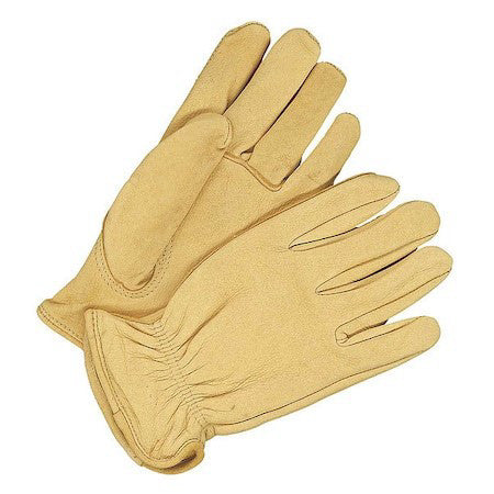 Bdg 20-1-366-Xl Leather Drivers Gloves, Shirred Slip-On Cuff, Keystone Thumb,