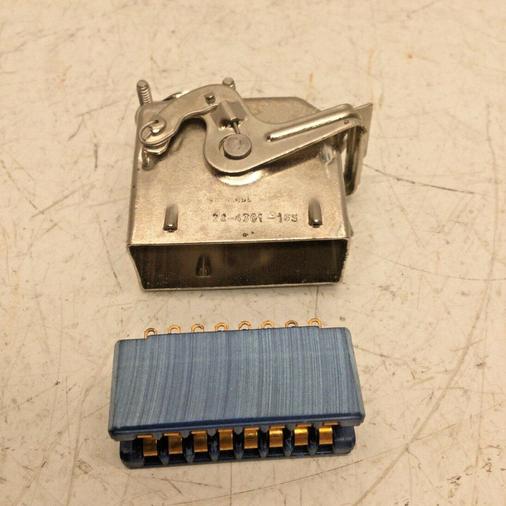 AMPHENOL 26-4301-16S BLUE RIBBON CONNECTOR, 16WAY SOCKET W/ TOP ENTRY COVER