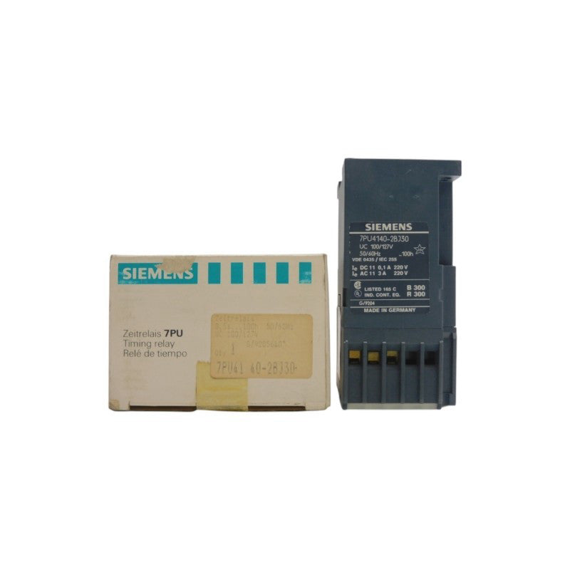 SIEMENS 7PU4140-2BJ30 100/127V 3A 0.5S-100H NSMP