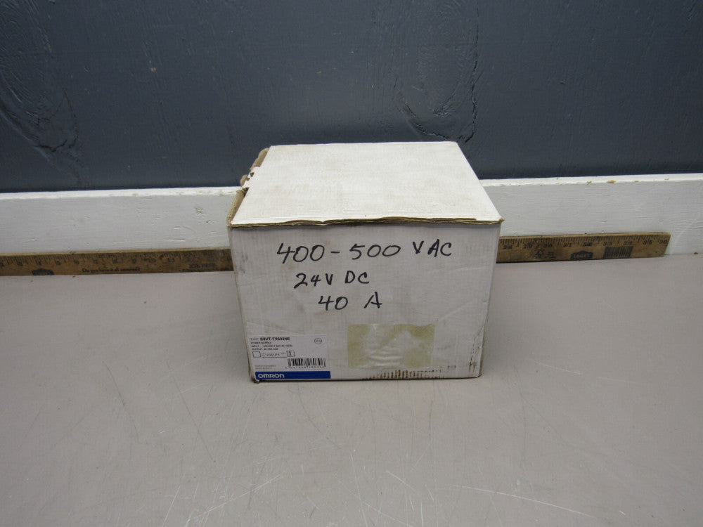 OMRON S8VT-F96024E POWER SUPPLY 400-500V3AC 24VDC 40AMP, NEW IN BOX! MAKE OFFER!
