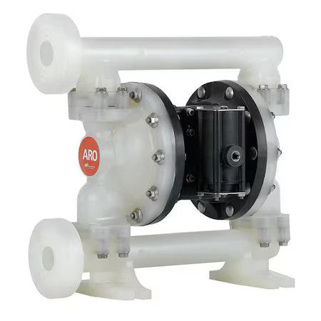Aro Pd10p-Fps-Ptt Double Diaphragm Pump, Polypropylene, Air Operated, Ptfe, 53