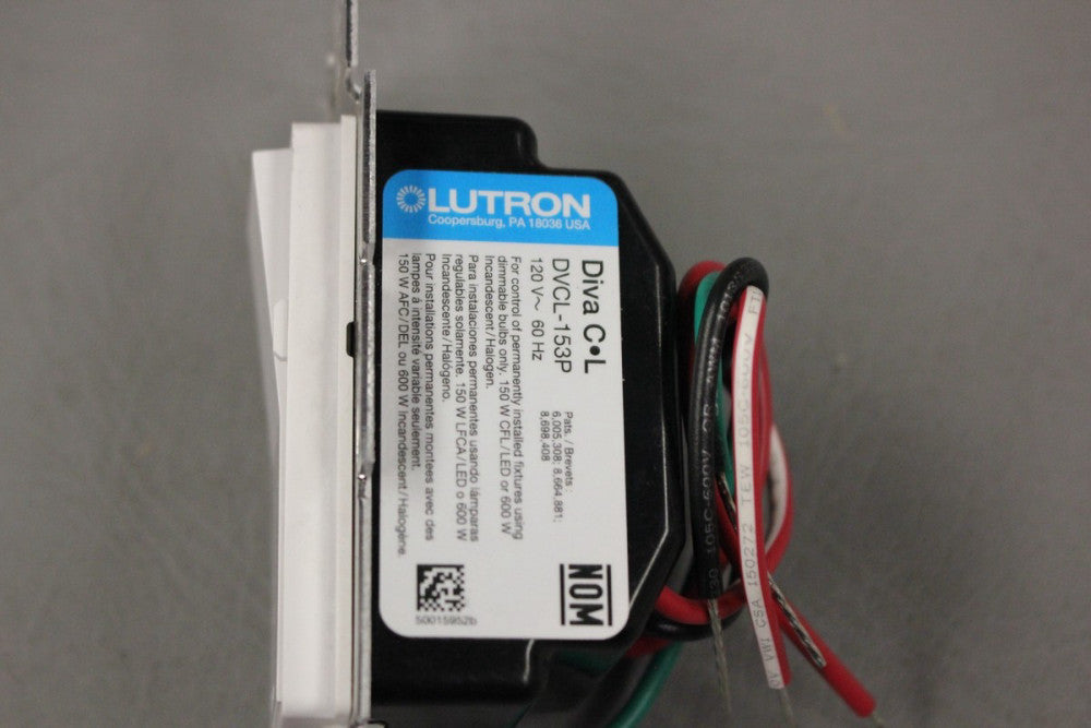 LUTRON WALL LIGHT SWITCH DVCL-153P