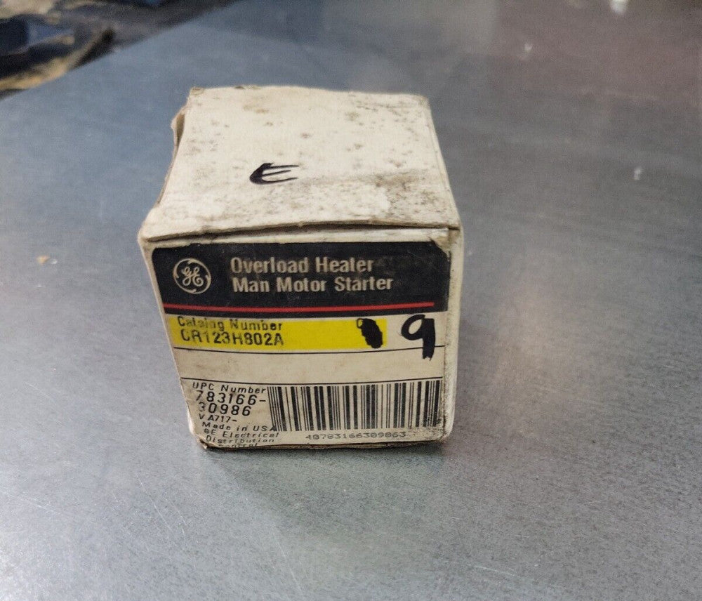 1 ONLY GE CR123H802A CR123H Series Thermal Heater Type CR rated for 6.98 Max Amp
