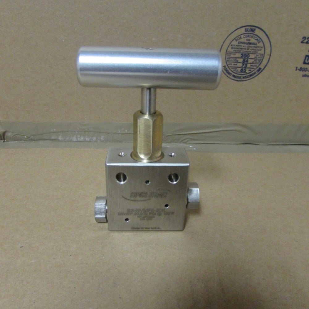 SPIR STAR SS-NVMF6-20K 3/8"MP SS 2-WAY VALVE, 20K PSI, N/NIB! MAKE OFFER!