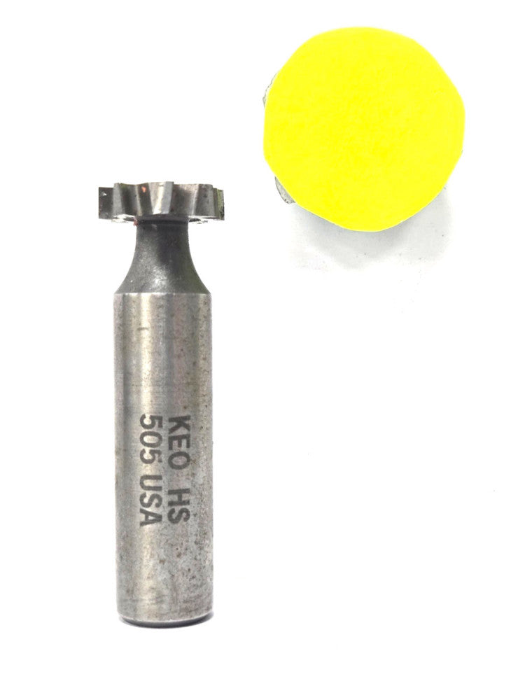 KEO 943 #505 HSS WOODRUFF KEYSEAT CUTTER*5/8" X 5/32 *10 STRAIGHT TEETH