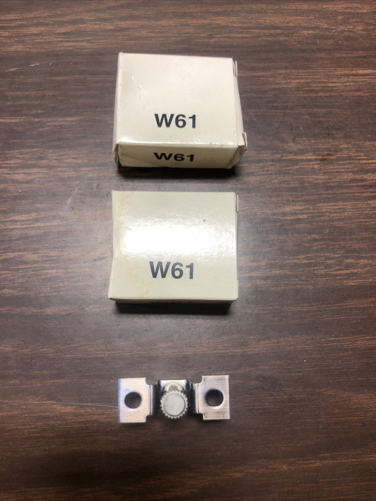 New Lot of (2) Allen Bradley W61 Thermal Overload Heater Elements